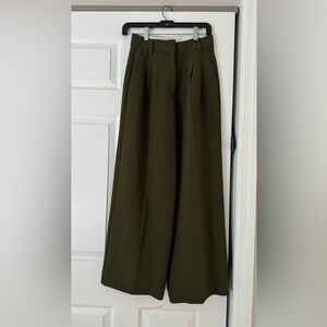 Wilfred Green Maxi Pleated A-Line Pantsuit